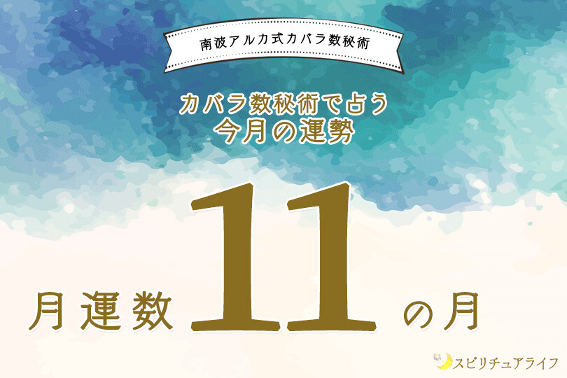 個人月運数11