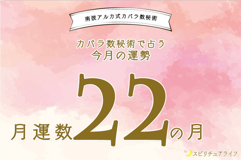 個人月運数22